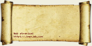 Jovana Čudić vizit kartica